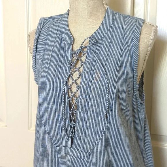 Free People Poppin Off Lace-Up Mini Dress - Picture 5 of 9